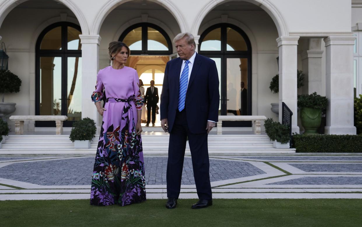 Donald Trump and Melania attended a big fundraiser in Palm Beach on Saturday