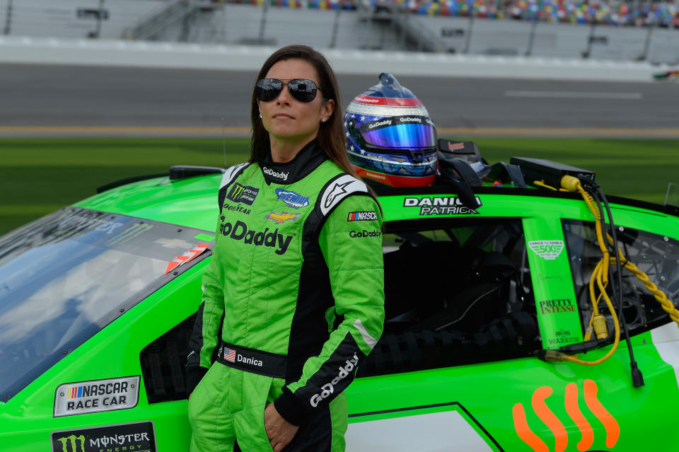 Danica Patrick’s career as a female racecar driver has been overshadowed by her love life. (Photo: Getty Images)