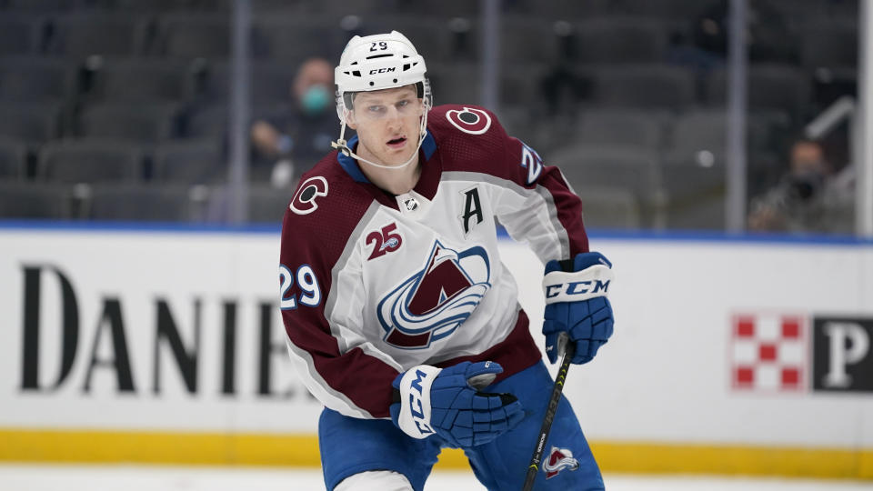 Colorado Avalanche's Nathan MacKinnon 