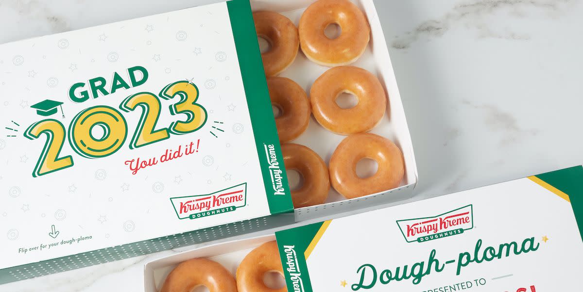 krispy kreme free doughnuts graduates