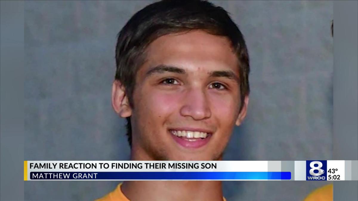 Missing RIT student Matthew Grant reunited with family