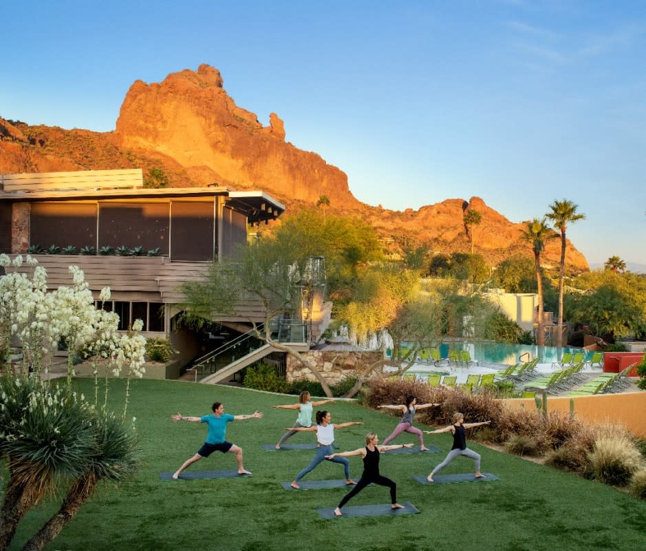 Perched above Scottsdale, Sanctuary Camelback Mountain is commonly tapped as one of Arizona's top resorts. <p>Thomas Hart Shelby Photography</p>