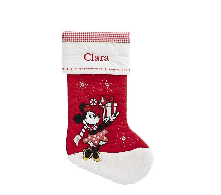 Disney Minnie Mouse Quilted Stocking
