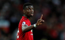 <p>Soccer Football – Premier League – Manchester United v Leicester City – Old Trafford, Manchester, Britain – August 10, 2018 Manchester United’s Paul Pogba Action Images via Reuters/Andrew Boyers EDITORIAL USE ONLY. No use with unauthorized audio, video, data, fixture lists, club/league logos or “live” services. Online in-match use limited to 75 images, no video emulation. No use in betting, games or single club/league/player publications. Please contact your account representative for further details. </p>