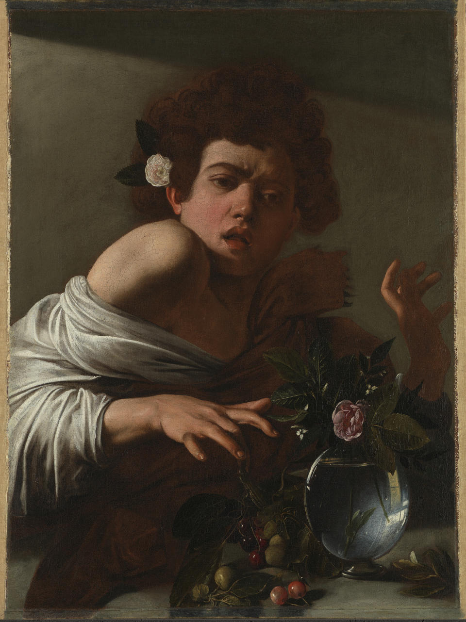 “Boy Bitten by a Lizard,” Michelangelo Merisi da Caravaggio