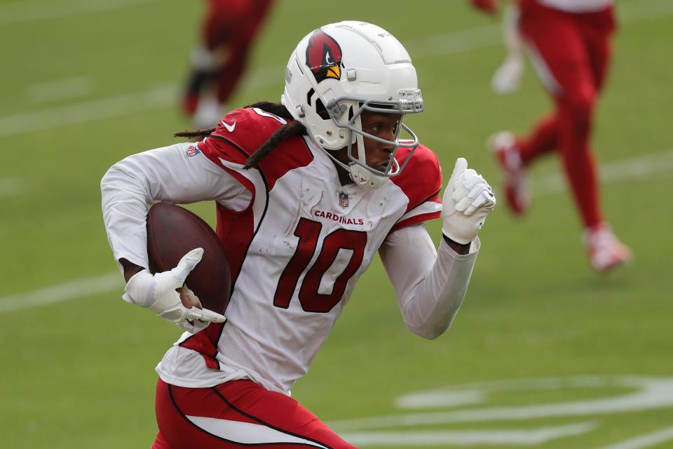 The Arizona Cardinals released DeAndre Hopkins on Friday after three seasons. He will draw huge interest from several teams, but may be asking more than they are willing to pay.