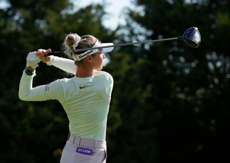 Nelly Korda shot a 5-under par 67 in her first round Thursday.