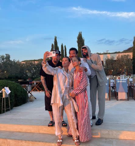 <p>Sofia Richie Instagram</p> Lionel Richie, Sofia Richie, Nicole Richie, Joel Madden, and Miles Richie