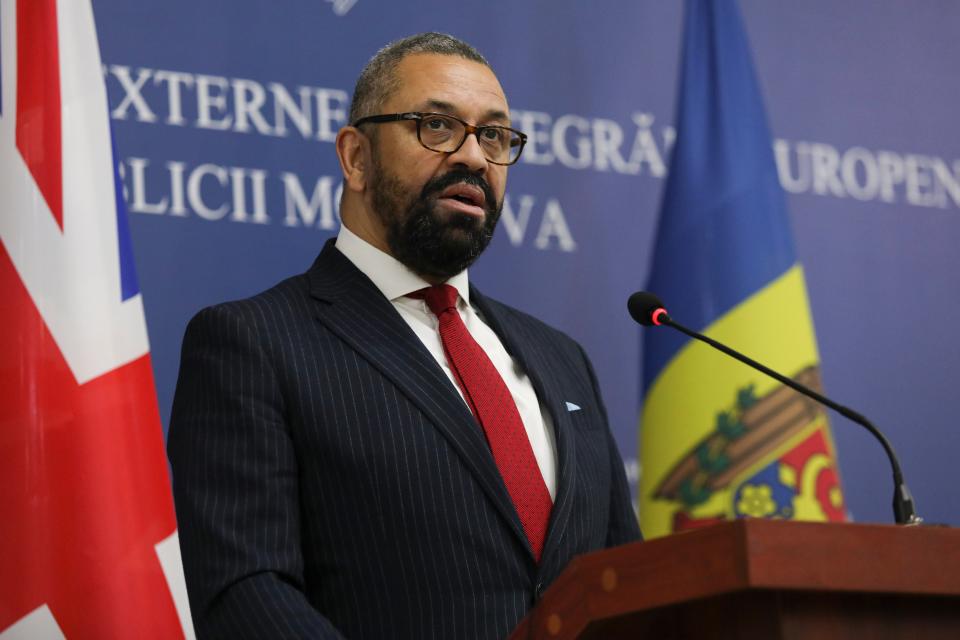 British Foreign Secretary James Cleverly (Copyright 2023 The Associated Press. All rights reserved.)