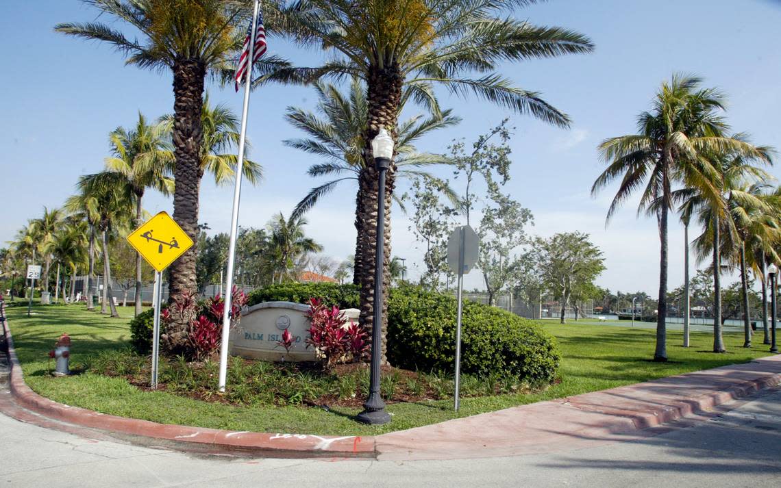 Palm Island Park is on the property that once belonged to Lou Walters and his famed Latin Quarter nightclub that burned down in 1959.