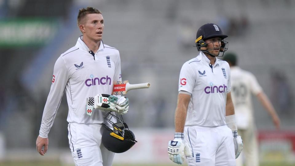 Zak Crawley and Joe Root