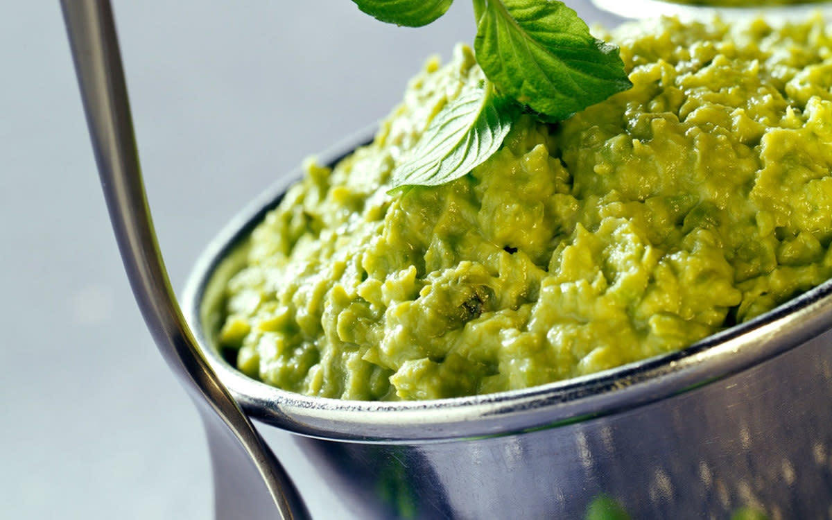 <p>Corbis</p><p>Give potatoes a break and try these just-as-hearty mashed peas with leeks.</p><p><strong>Get the recipe: <a href="/10134/dash/creamy-leek-pea-mash/" data-ylk="slk:Creamy Leek-Pea Mash;elm:context_link;itc:0;sec:content-canvas" class="link rapid-noclick-resp"><em>Creamy Leek-Pea Mash</em></a></strong></p>