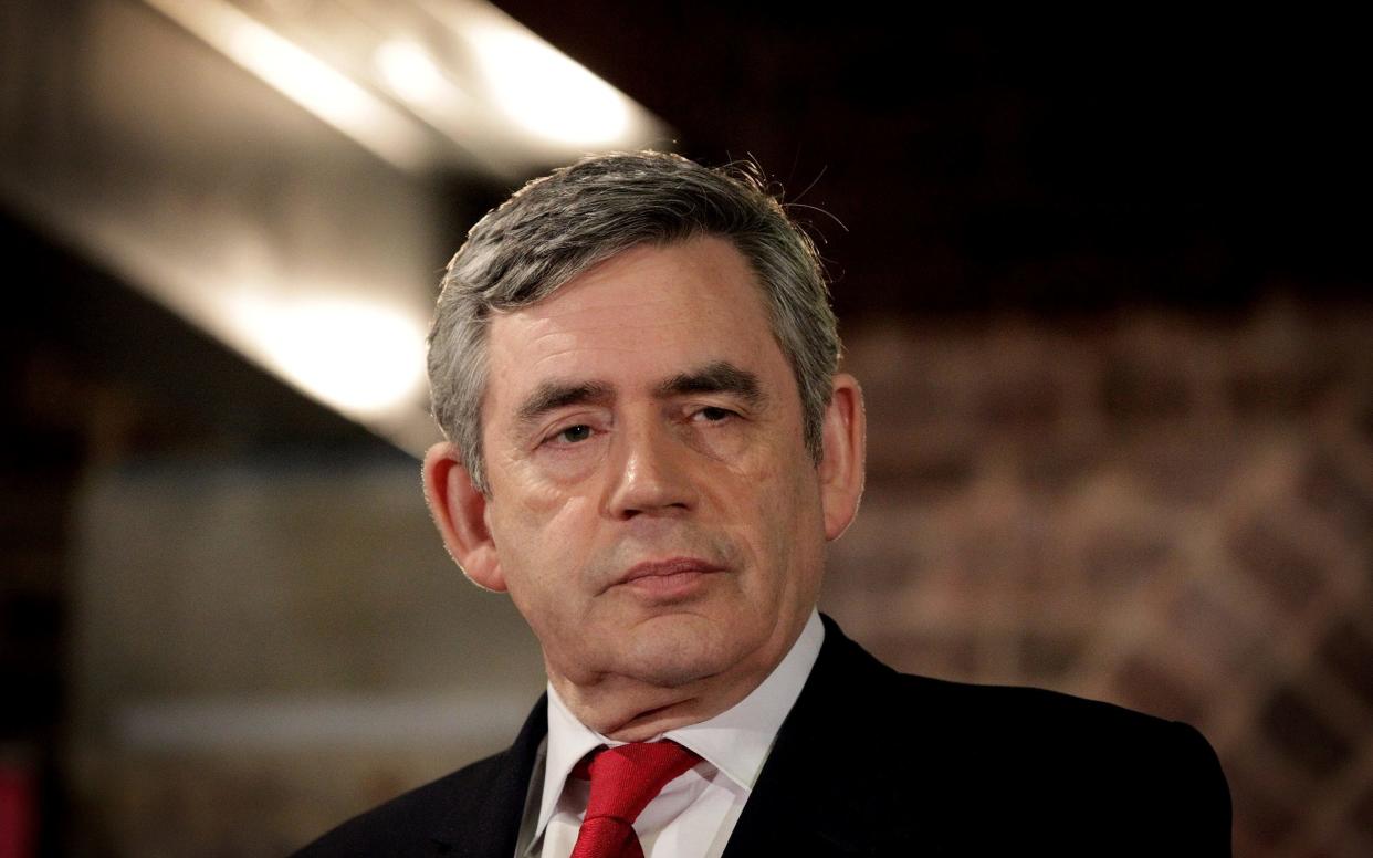 Gordon Brown admits the war with Iraq was