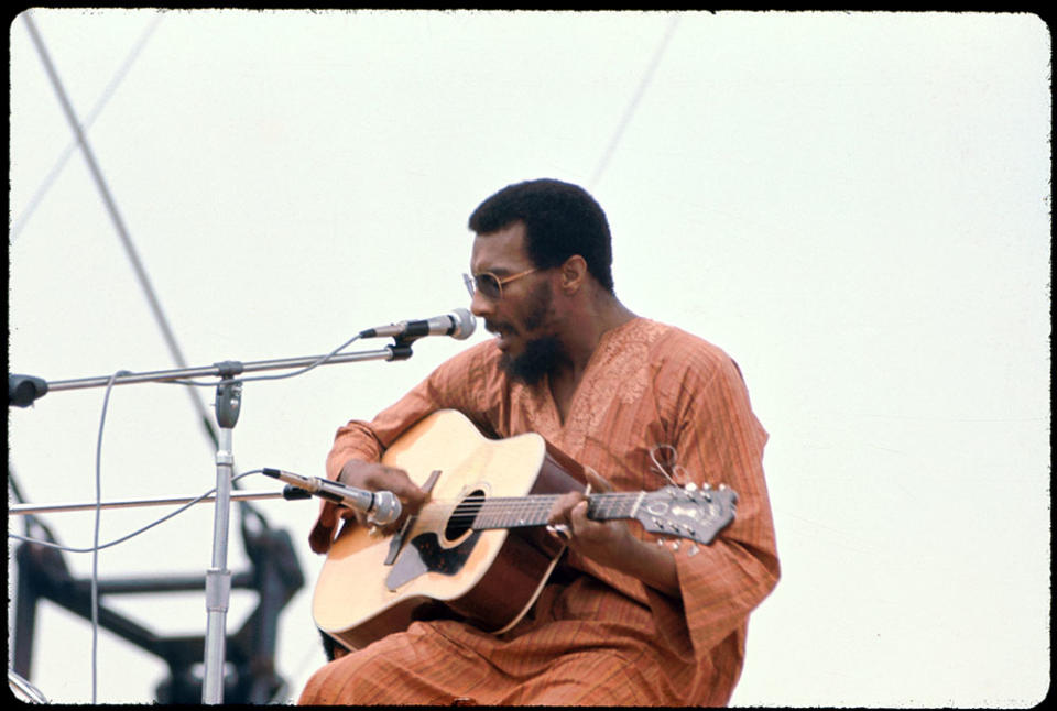 Richie Havens Performs At Woodstock