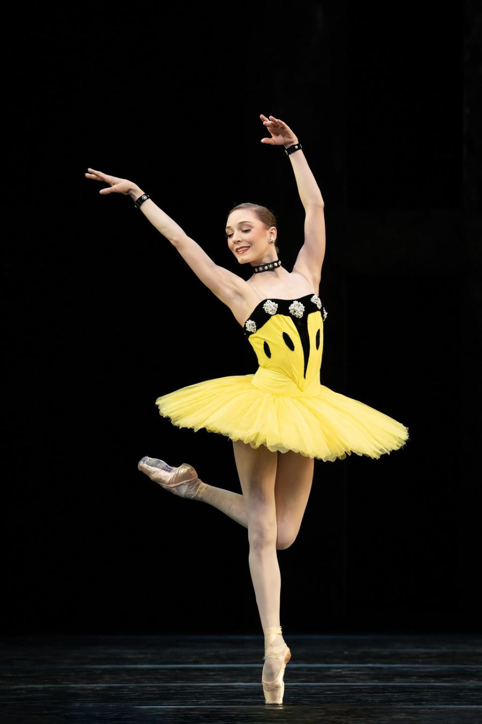 Sarah Lamb in ‘Scenes de Ballets' (Helen Maybanks)