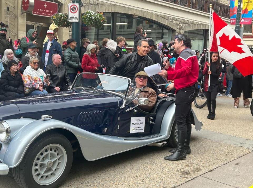 Todd McFarlane, who was born and raised in Calgary, is this year's parade marshal.