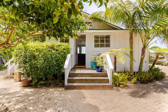 Closeup of Ashton and Mila's home