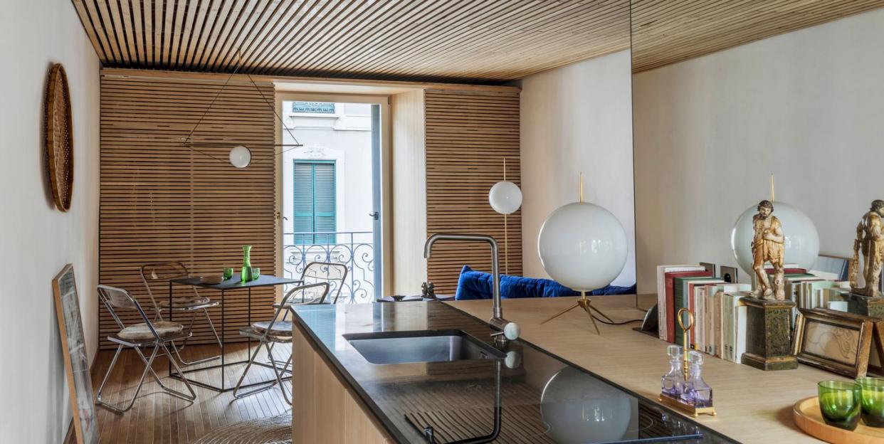 marco lavit milan apartment kitchen