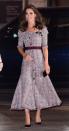 <p>Kate had a ~major~ fashion moment in 2018 when she arrived to an event at the Victoria & Albert Museum in an Erdem dress with a burgundy belt. </p>