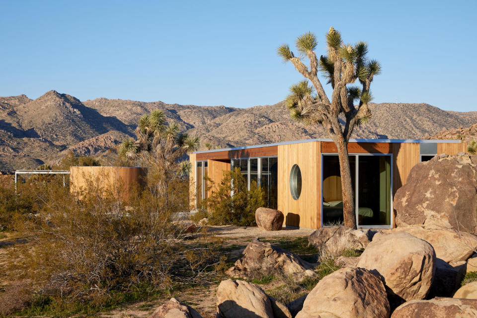 Industry of All Nations’ The Landing House in Joshua Tree, California, listed on Homestead Modern.