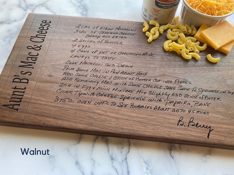 28) Personalized Cutting Board