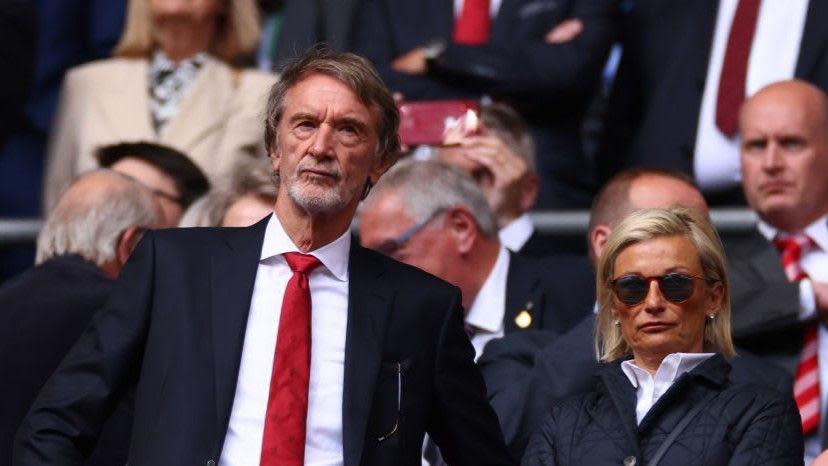 Sir Jim Ratcliffe ran the London Marathon before watching Manchester United beat Coventry in the FA Cup semi-final in April