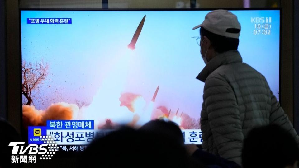 北韓今年第六度發射彈道飛彈。（資料照／達志影像美聯社）