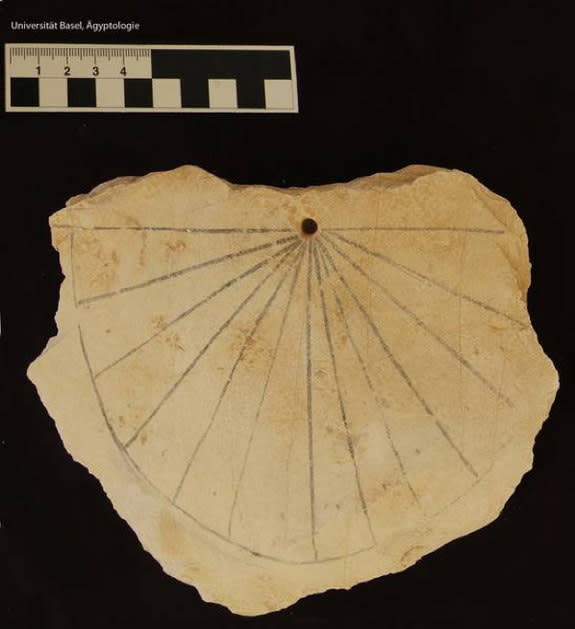 A sundial dating to the 13th century B.C. and considered one of the oldest Egyptian sundials, was discovered in Egypt's Valley of the Kings, the burial place of rulers from Egypt's New Kingdom period (around 1550 B.C. to 1070 B.C.).
