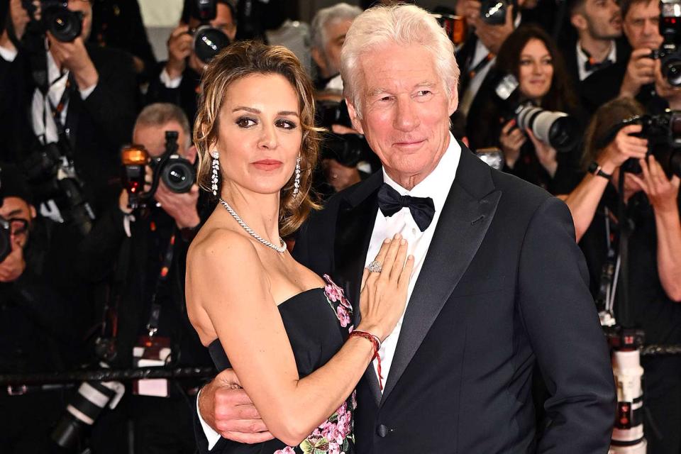 <p>Stephane Cardinale - Corbis/Corbis via Getty</p> Alejandra Silva and Richard Gere attend the 