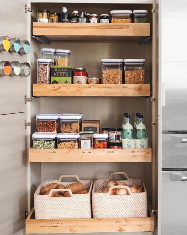 How To Deal With Pantry Pull Out Shelves - Live Simply by Annie