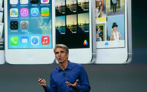 Apple software chief Craig Federighi  - Credit: Getty