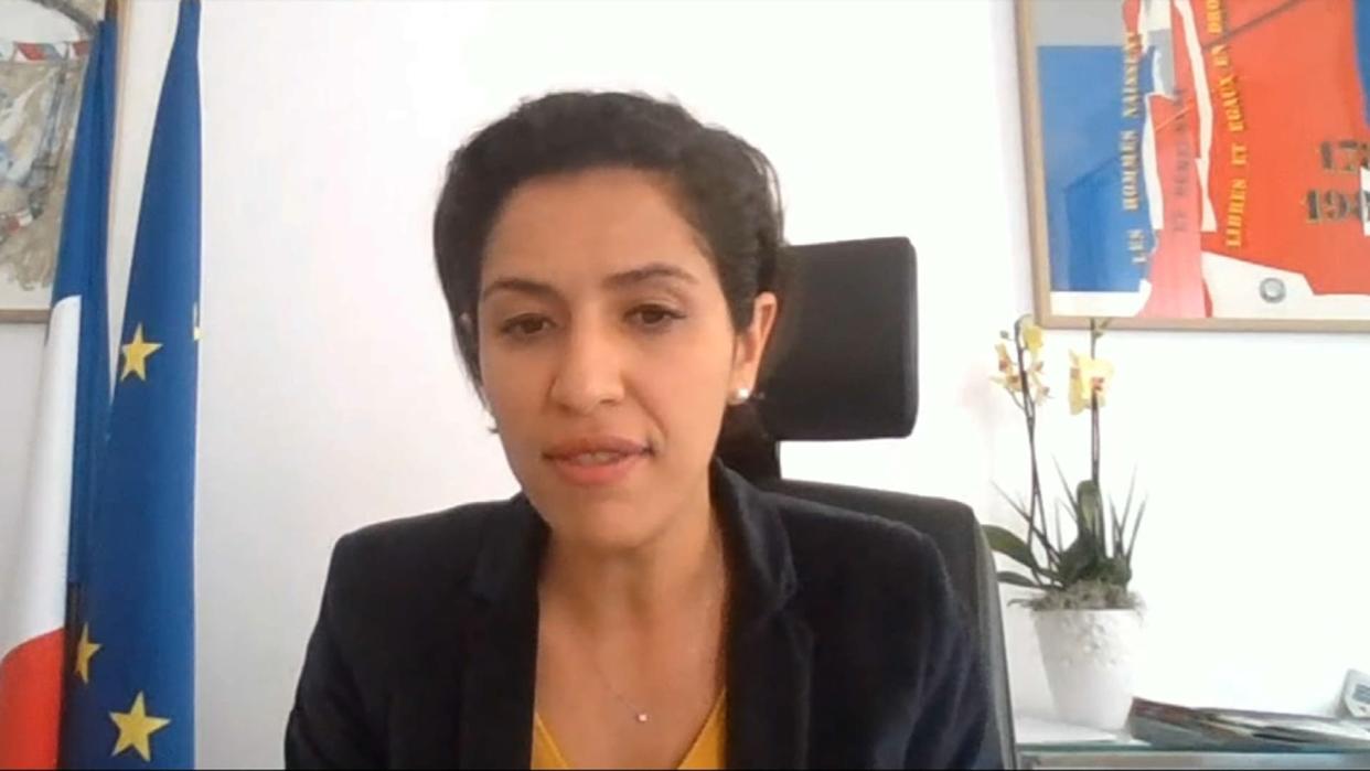 La secrétaire d'État Sarah El Haïry sur BFMTV, le 28 juillet 2021. - BFMTV