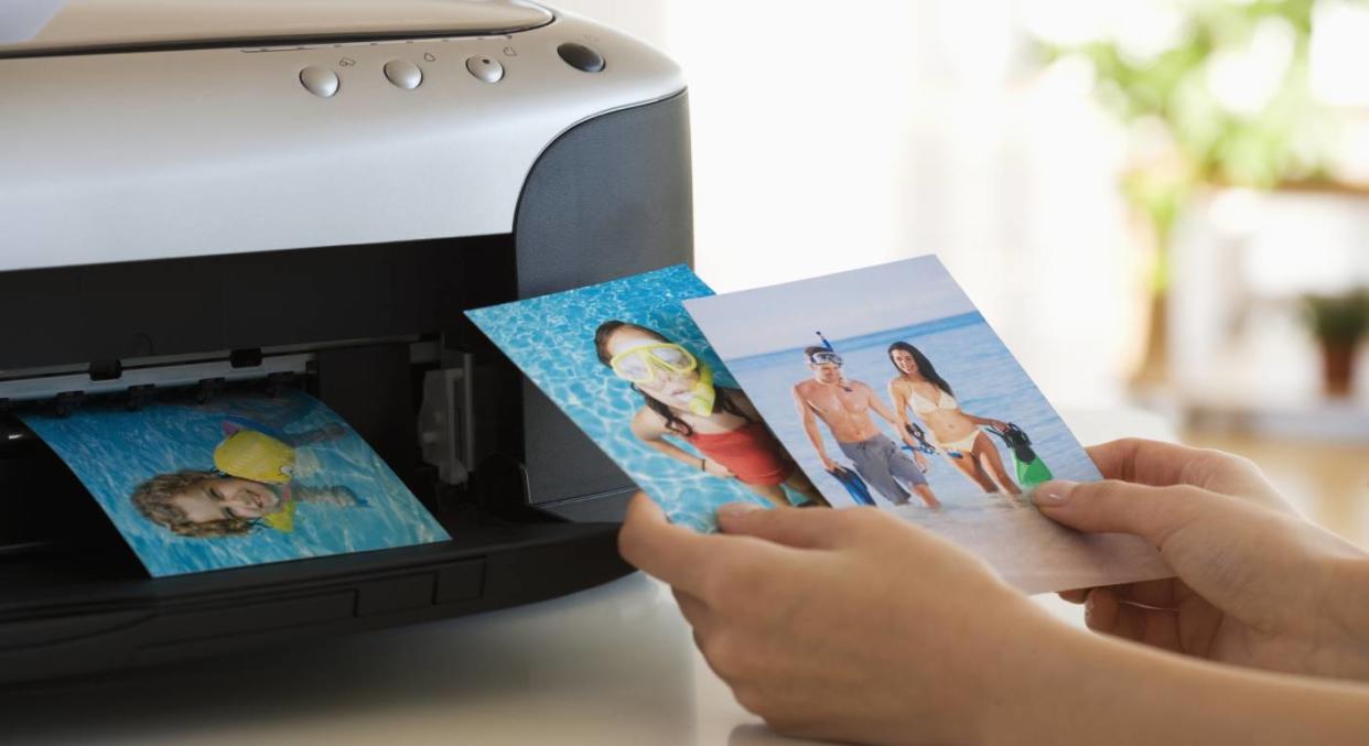 This home printer comes with ink and is ready to use. (Getty Images) 