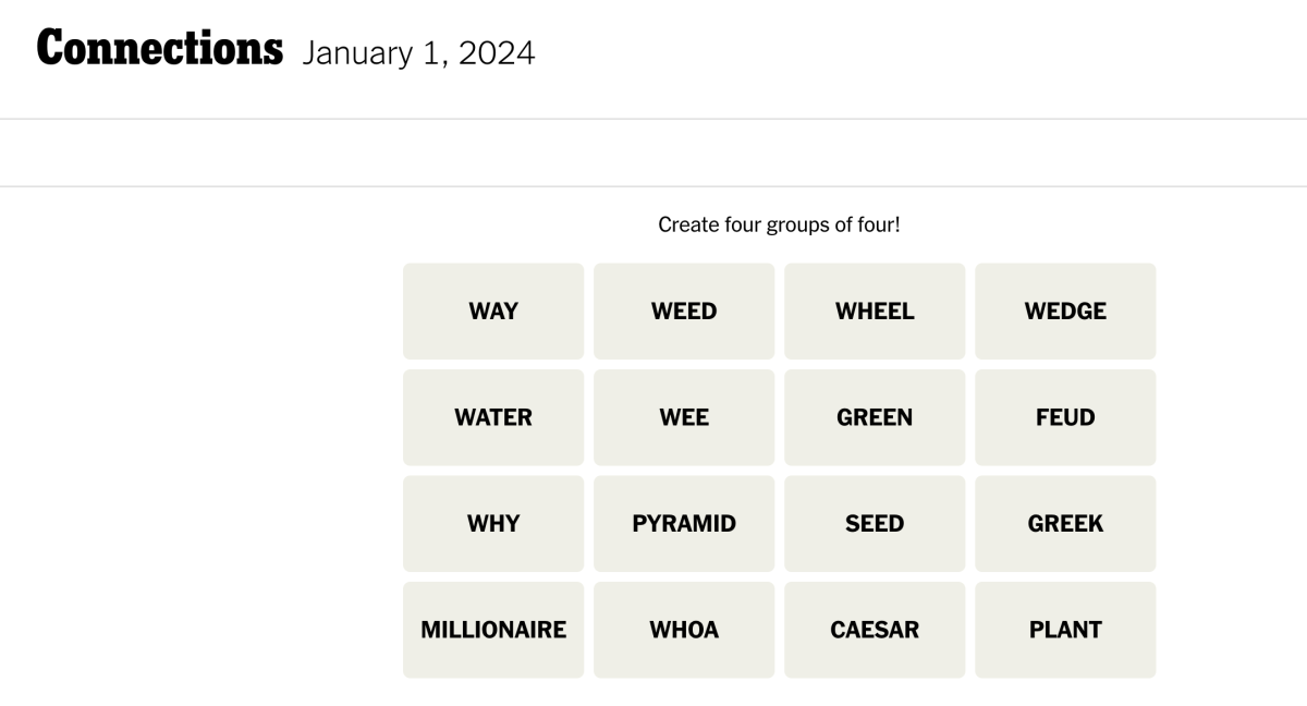 ‘Connections’ Hints and Answers for NYT's Tricky Word Game on Monday