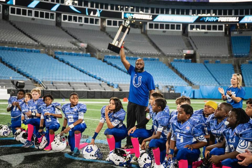 The MARA (Matthews Athletic and Recreation Association) Colts earned second place in the league championship. They had dreams come true playing on the Bank of America Stadium turf on Monday, Oct. 30, 2023.