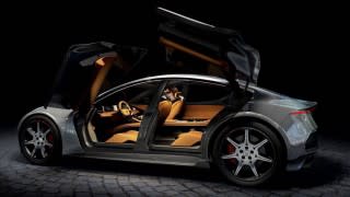 Teaser for Fisker EMotion debuting on August 17, 2017