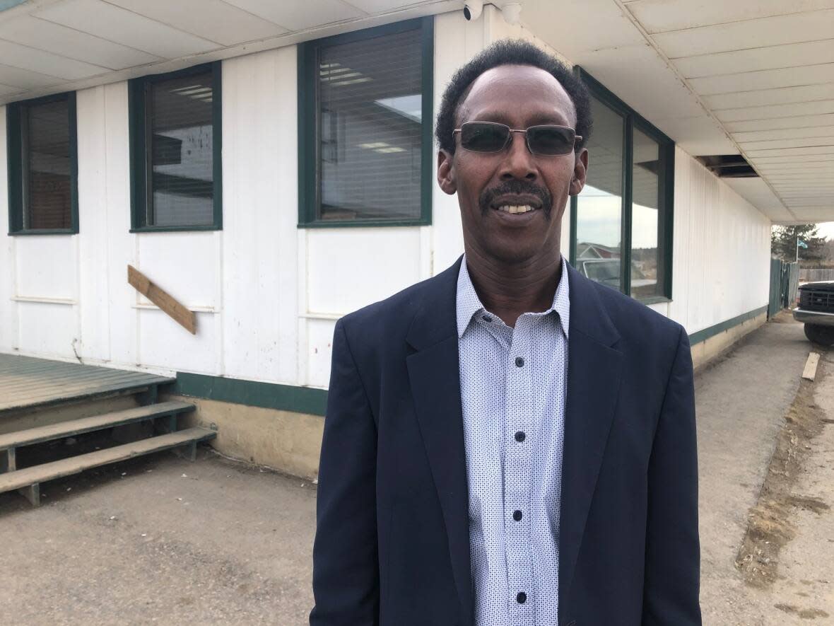 Muaz Hassan, who lives in Fort Simpson, says the Canadian government should do more to help people in Sudan who are fleeing violence. (Meaghan Brackenbury/CBC - image credit)