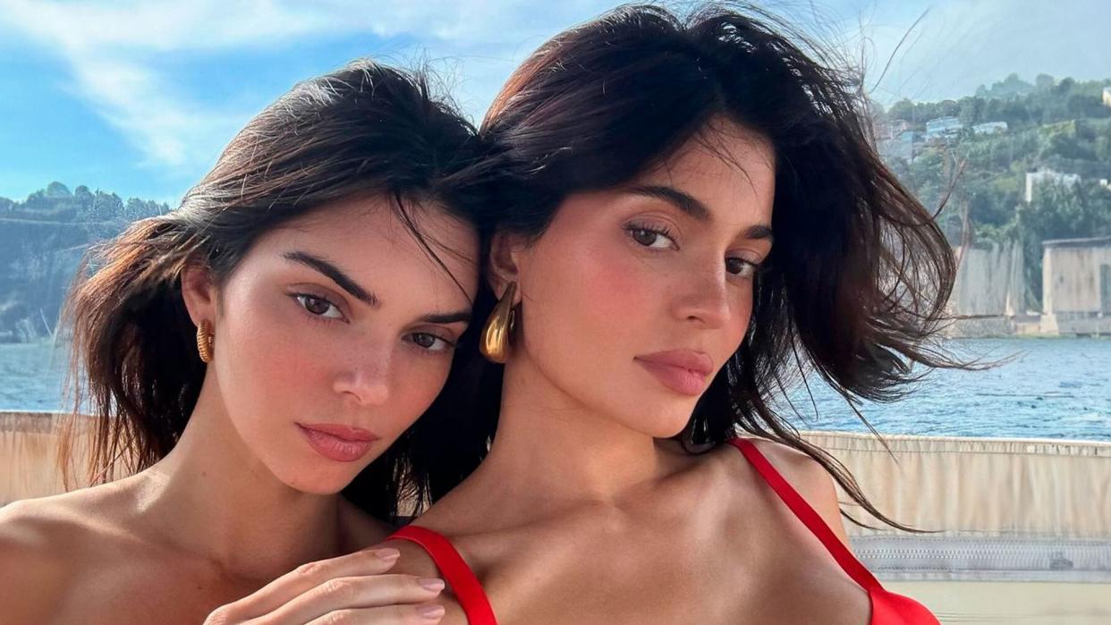 Kendall y Kylie Jenner en sus vacaciones