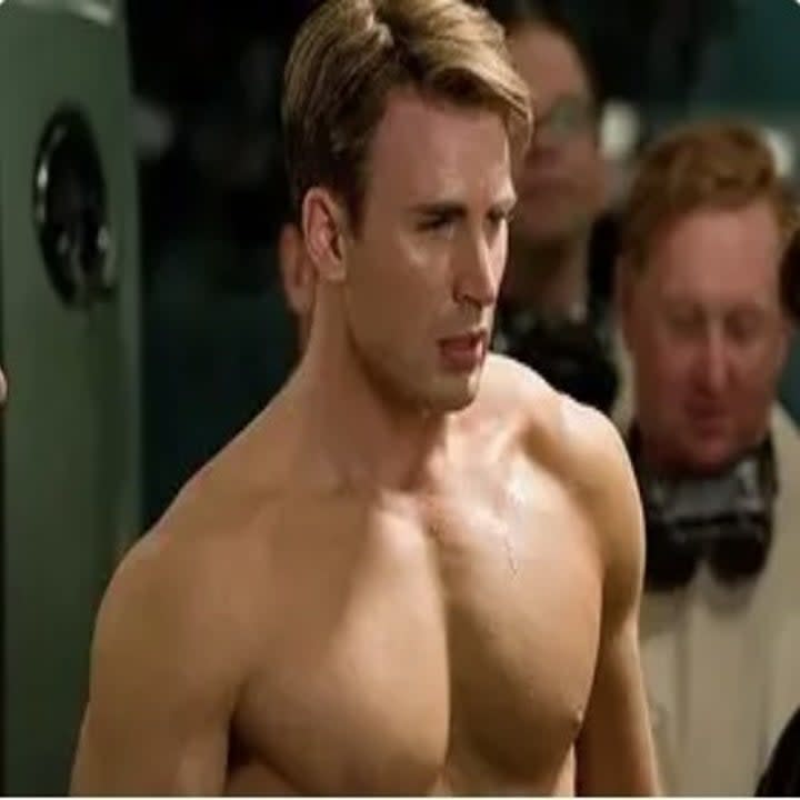 Shirtless Steve Rogers