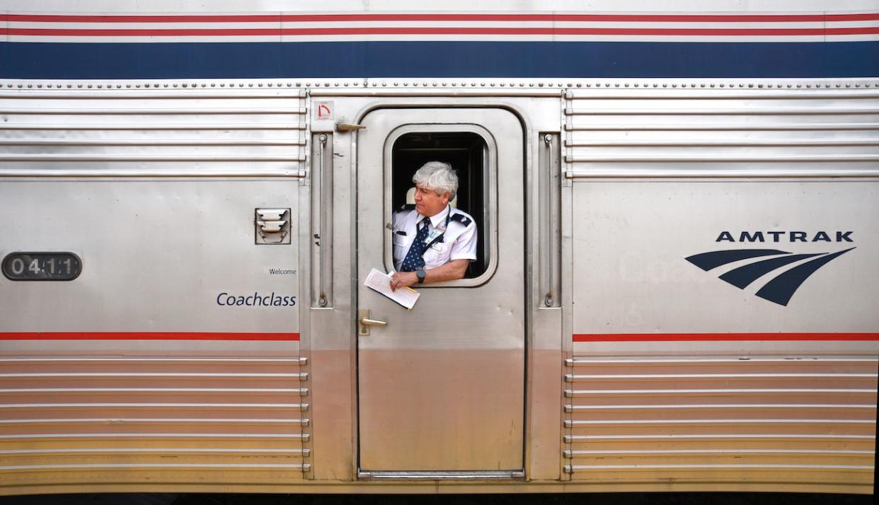 Amtrak conductor