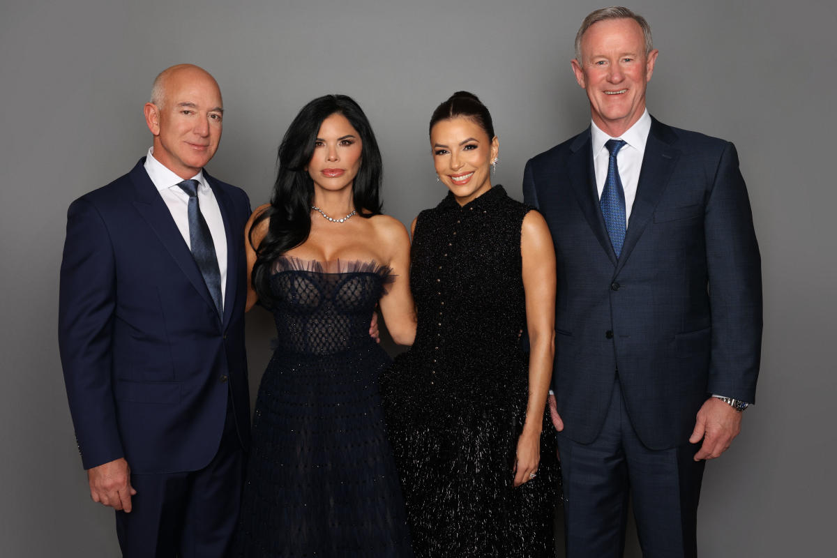 Jeff Bezos gives  million each to Eva Longoria and Admiral Bill McRaven