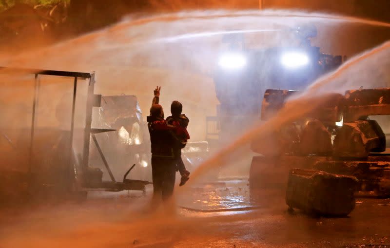 Protest against the newly formed government in Beirut