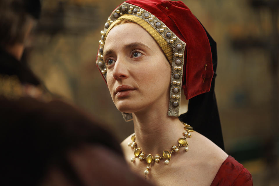 Lilit Lesser as Princess Mary in Wolf Hall: The Mirror and the Light