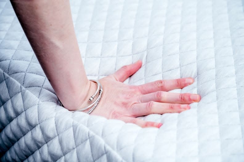 The Leesa Hybrid mattress hits the perfect balance of support and cushion.