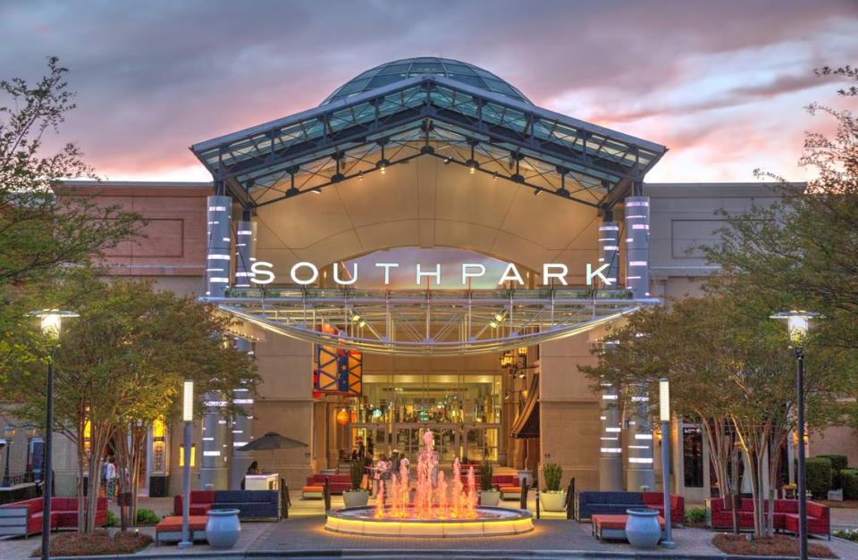 SouthPark Mall includes high-end stores such as Louis Vuitton and Burberry, along with full-service restaurants.