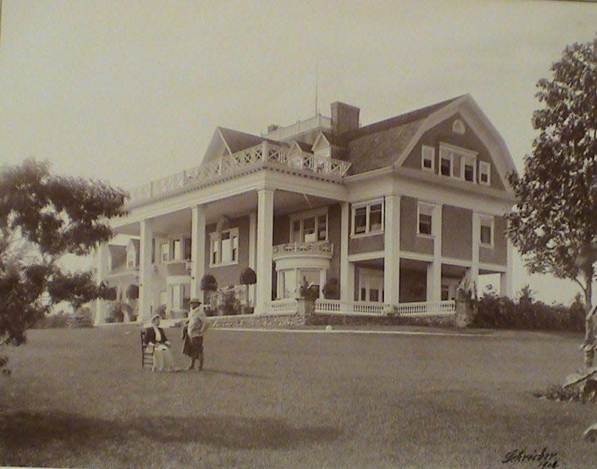 Spencer Borden's home, also known as the big house, on Interlachen.