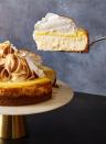 <p>If you’re looking for a showstopping, mouthwatering dessert to impress dinner guests, look no further than this lemon meringue cheesecake recipe. The layers of <a href="https://www.delish.com/cooking/recipe-ideas/a36617579/graham-cracker-crust-recipe/" rel="nofollow noopener" target="_blank" data-ylk="slk:graham cracker crust;elm:context_link;itc:0;sec:content-canvas" class="link ">graham cracker crust</a>, creamy <a href="https://www.delish.com/cooking/recipe-ideas/recipes/a58084/easy-classic-cheesecake-recipe/" rel="nofollow noopener" target="_blank" data-ylk="slk:cheesecake;elm:context_link;itc:0;sec:content-canvas" class="link ">cheesecake</a>, bright yellow <a href="http://www.delish.com/cooking/recipe-ideas/recipes/a7873/lemon-curd-recipe/" rel="nofollow noopener" target="_blank" data-ylk="slk:lemon curd;elm:context_link;itc:0;sec:content-canvas" class="link ">lemon curd</a>, and a big swoop of toasted <a href="https://www.delish.com/cooking/recipe-ideas/a26845042/easy-pavlova-cake-recipe/" rel="nofollow noopener" target="_blank" data-ylk="slk:meringue;elm:context_link;itc:0;sec:content-canvas" class="link ">meringue</a> will get everyone in a frenzy even before their first bite.</p><p>Get the <strong><a href="https://www.delish.com/cooking/recipe-ideas/a41427340/lemon-meringue-cheesecake-recipe/" rel="nofollow noopener" target="_blank" data-ylk="slk:Lemon Meringue Cheesecake recipe;elm:context_link;itc:0;sec:content-canvas" class="link ">Lemon Meringue Cheesecake recipe</a></strong>.</p>