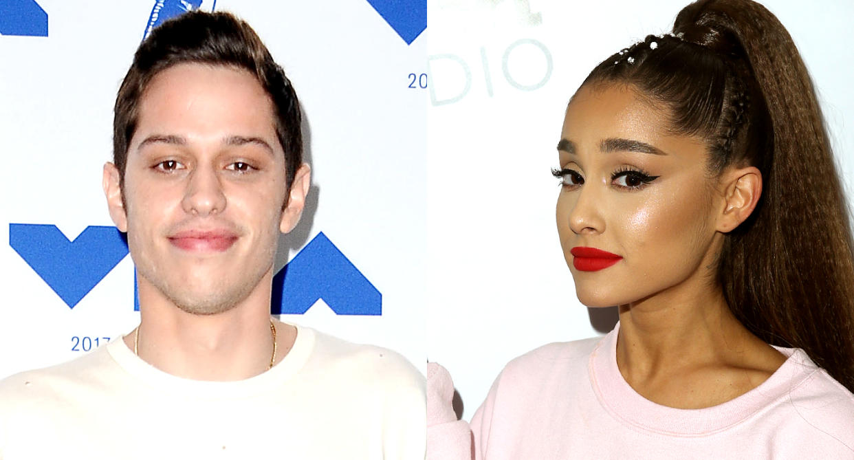 Pete Davidson and Ariana Grande (Photo: Getty Images)