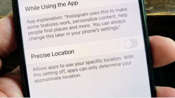 iOS 14中的確切位置功能可關閉 (圖片:CNBC)