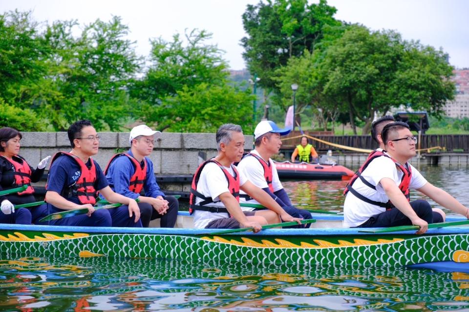 經過四次實地水上訓練，隊員已培養了絕佳默契。圖：黨團提供